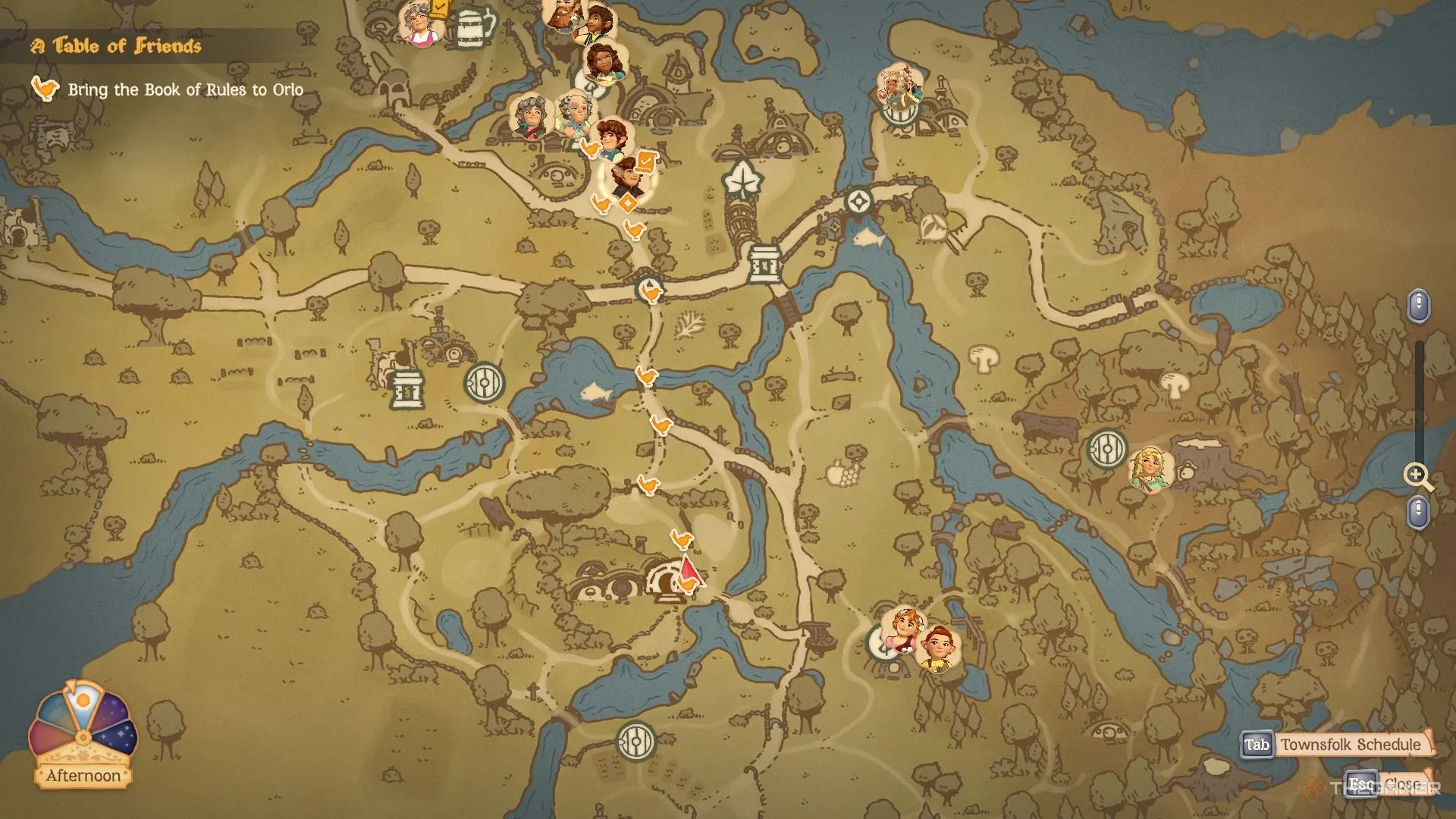 Bản đồ Bywater Tales of the Shire chỉ đường câu cá hiếm