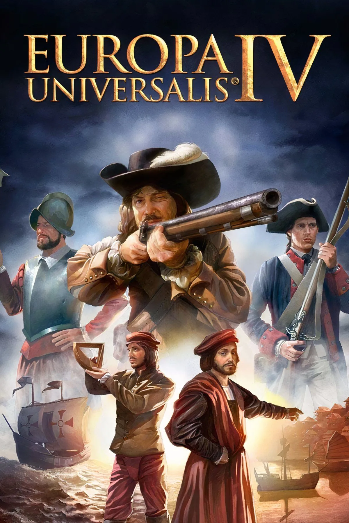 Bản đồ thế giới thời kỳ cận đại với các quốc gia và vùng lãnh thổ trong Europa Universalis 4
