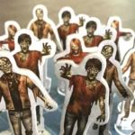 Bộ quân bài zombie và token trong game Dead Of Winter