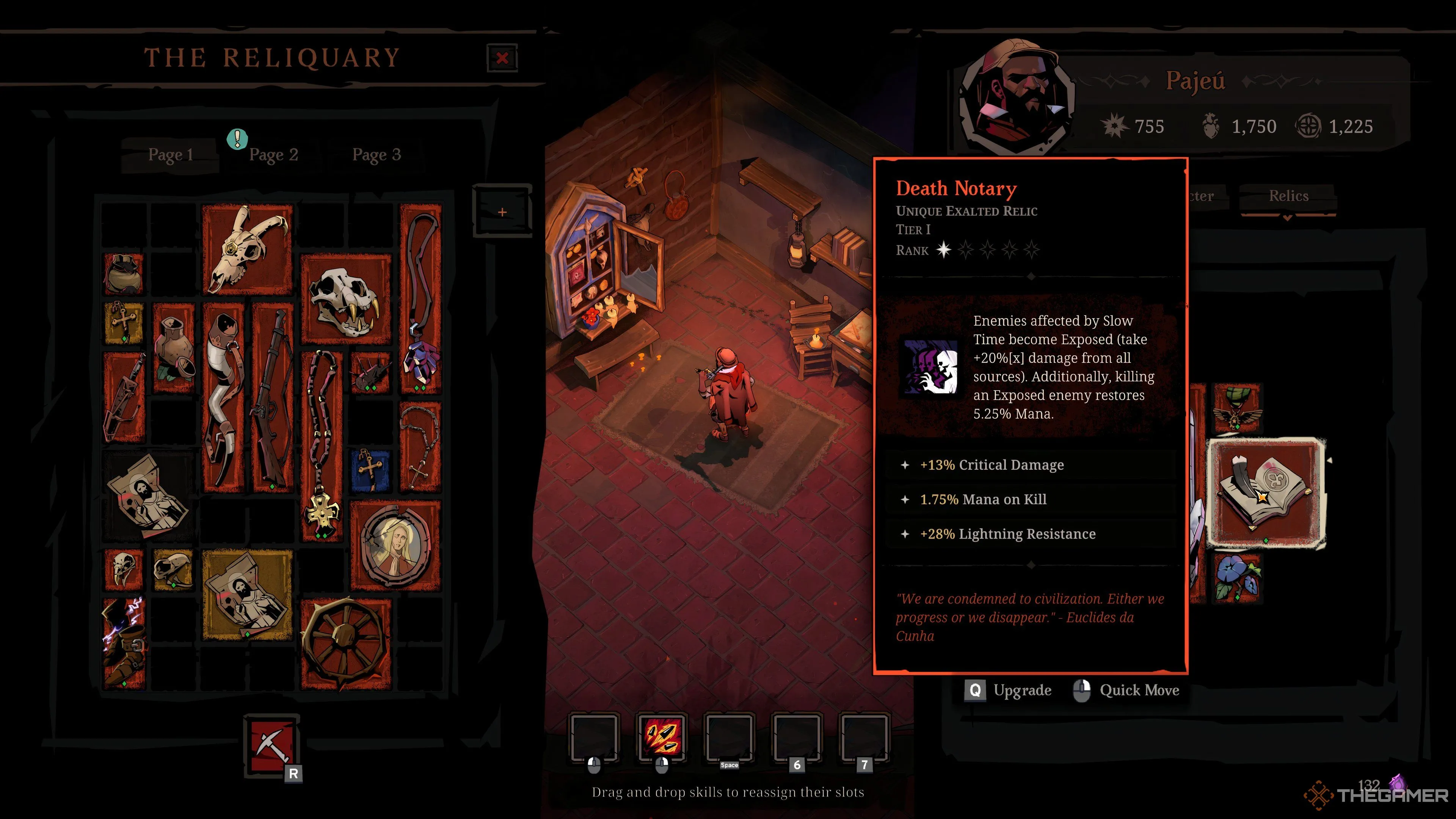 Bộ sưu tập Relic hiếm Death Notary trong Hell Clock, chìa khóa xoay chuyển meta game