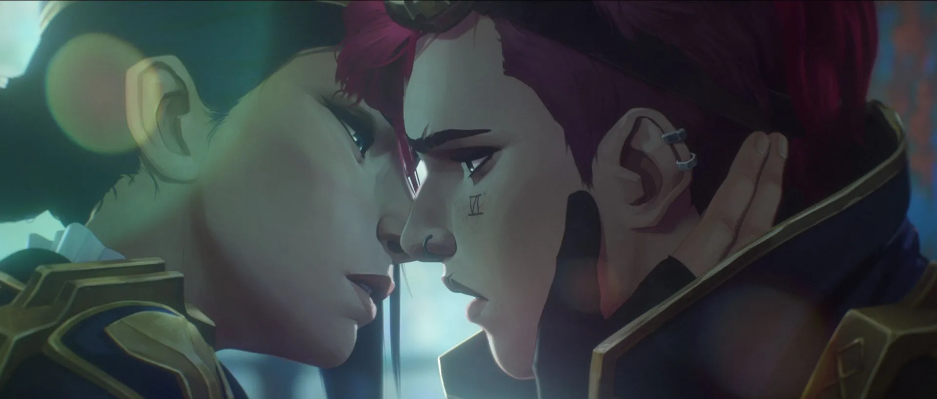 Caitlyn và Vi trao nụ hôn nồng cháy trong Arcane, cặp đôi lesbian canon đỉnh cao nhưng vẫn 'lép vế' trên AO3