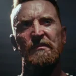 Chiến binh Battlefield 6 với khuôn mặt cháy sém đang ôm con dao găm, phản ánh sự "cay đắng" của game thủ Châu Âu khi thấy giá game tăng vọt.