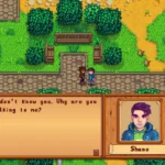 Game thủ tặng bia cho Shane trong Stardew Valley để tăng tình cảm