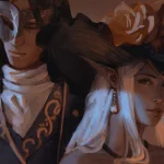 Hai nhân vật NPC gián điệp bí ẩn đang thì thầm trong thế giới Dungeons & Dragons