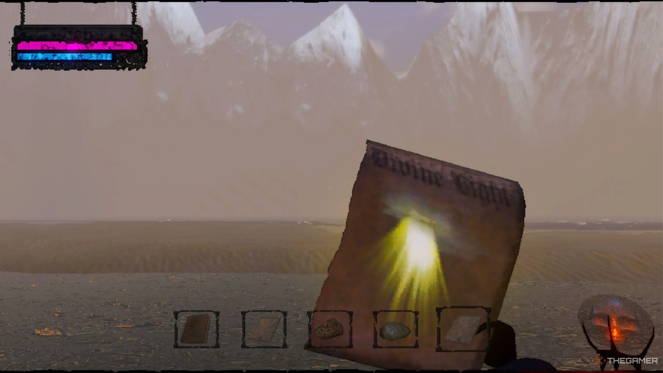 Hiệu ứng phép Divine Light hồi máu đồng đội trong Mage Arena.