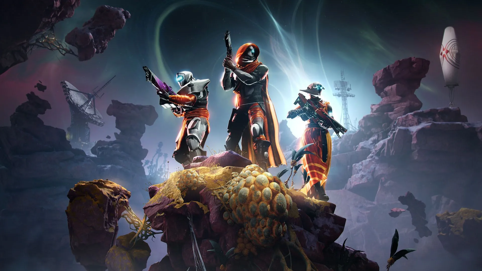 Hình ảnh các set giáp Edge of Fate trong Destiny 2 minh họa sự đa dạng về thiết kế và kiểu dáng