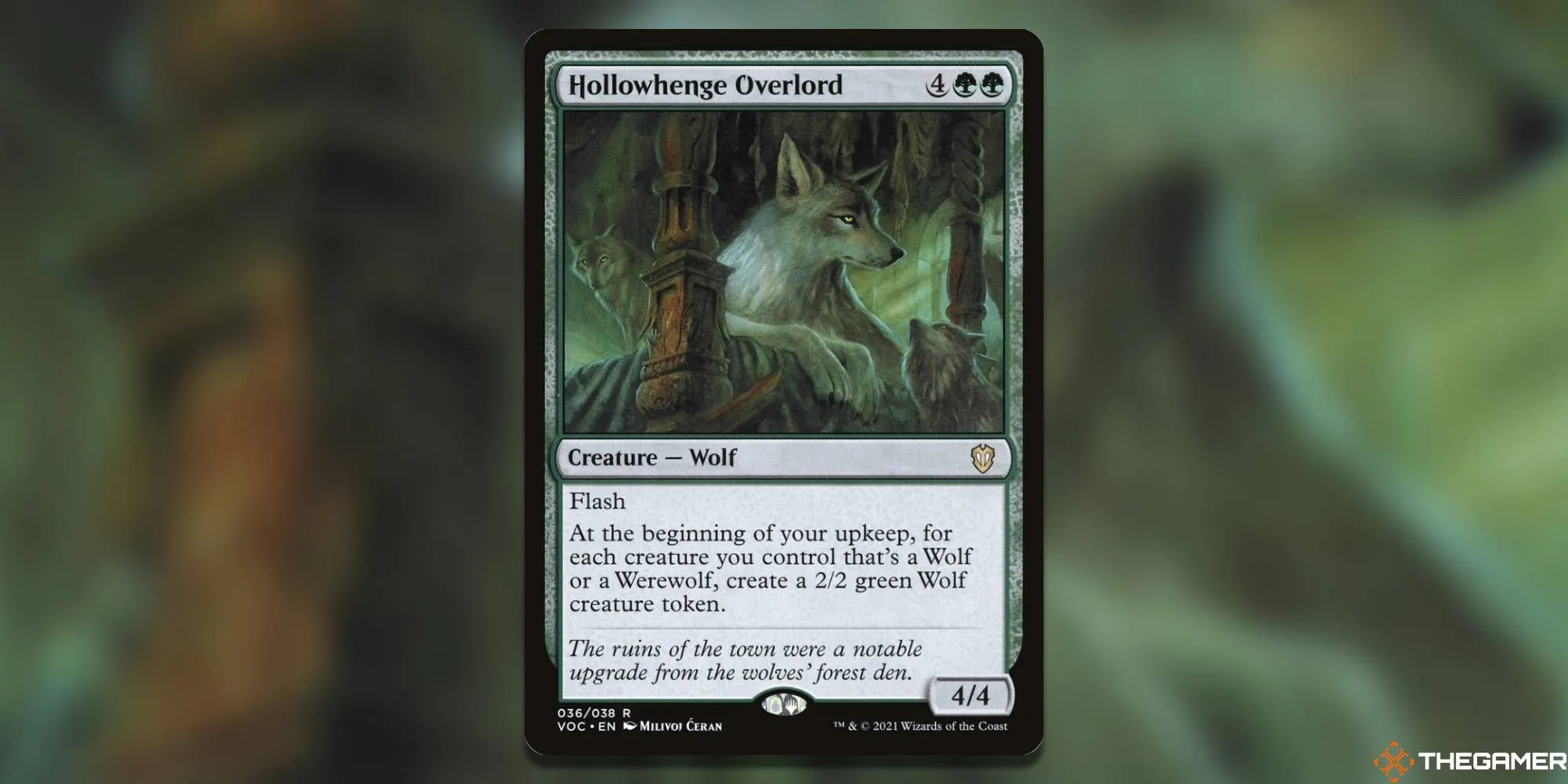 Hollowhenge Overlord, thẻ bài huyền thoại trong Magic The Gathering với khả năng nhân đôi số lượng Wolves (hoặc bất kỳ loại sinh vật nào với Maskwood Nexus), tạo ra đội quân khổng lồ chỉ trong chớp mắt.