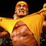 Hulk Hogan với phong thái "Real American" quen thuộc