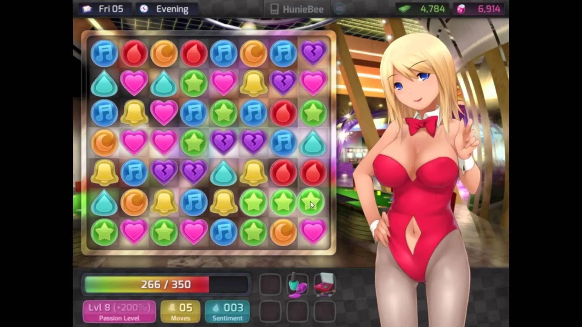 HuniePop - Game 18+ biểu tượng từng bị "sờ gáy" trên Itch.io