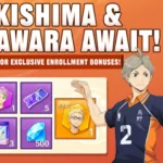 Kei Tsukishima và Koshi Sugawara xuất hiện trong game Haikyuu Fly High mobile cực đỉnh.