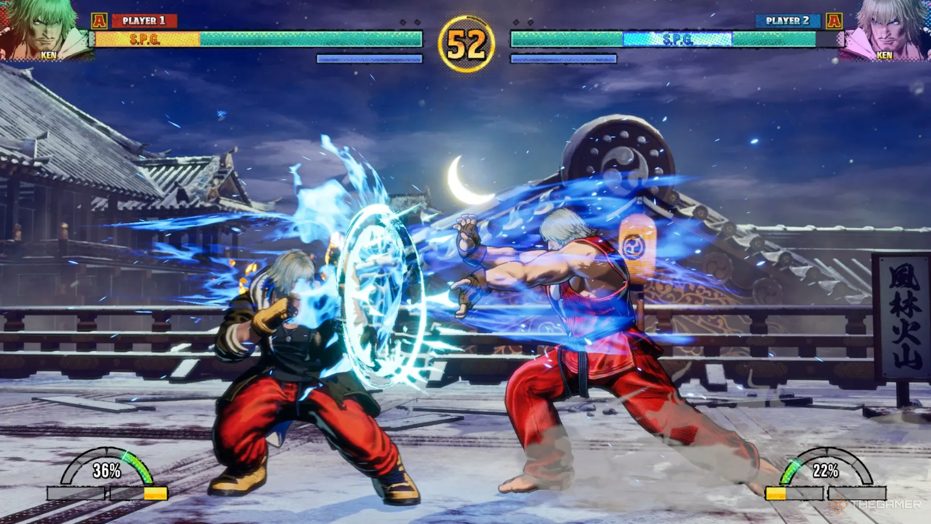 Ken Masters tung Hadouken trong Fatal Fury City of the Wolves, lối chơi quen thuộc từ SF6.