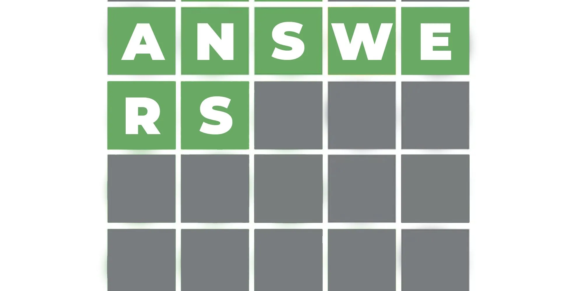 Lưới Wordle hiển thị chữ 'ANSWERS', hé lộ đáp án chính xác cho thử thách Wordle hàng ngày, giúp game thủ không còn bí từ.
