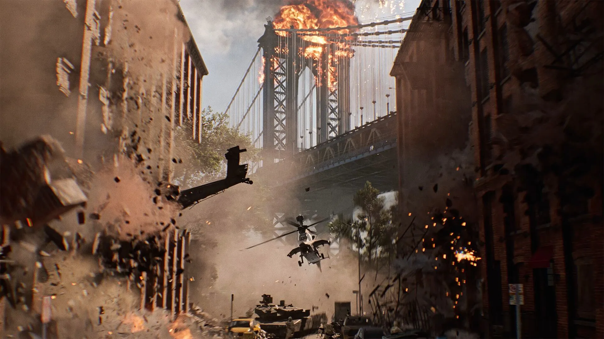 Minh họa cơ chế phá hủy môi trường Tactical Destruction trong Battlefield 6.