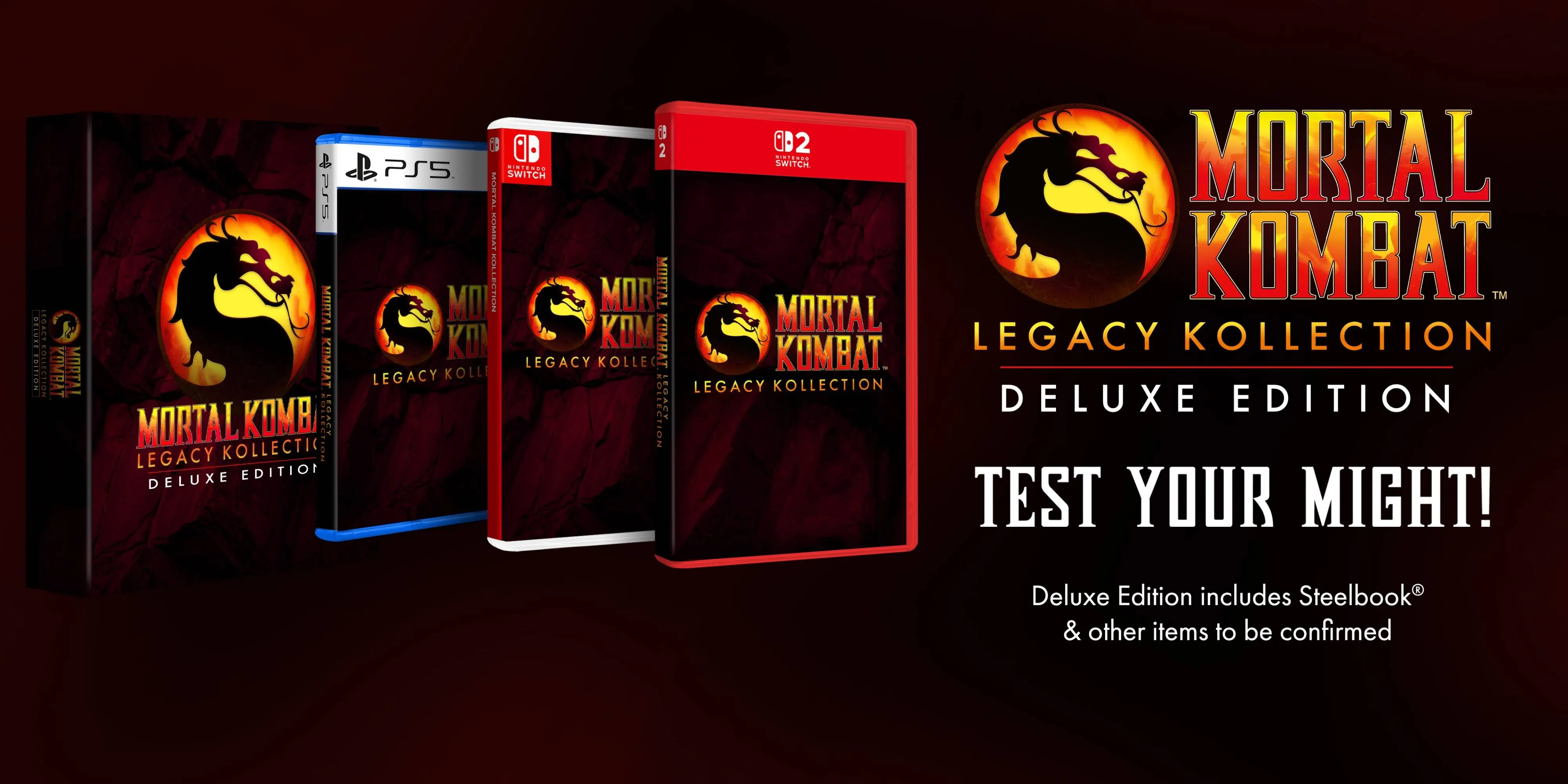 Mortal Kombat Legacy Kollection các phiên bản vật lý