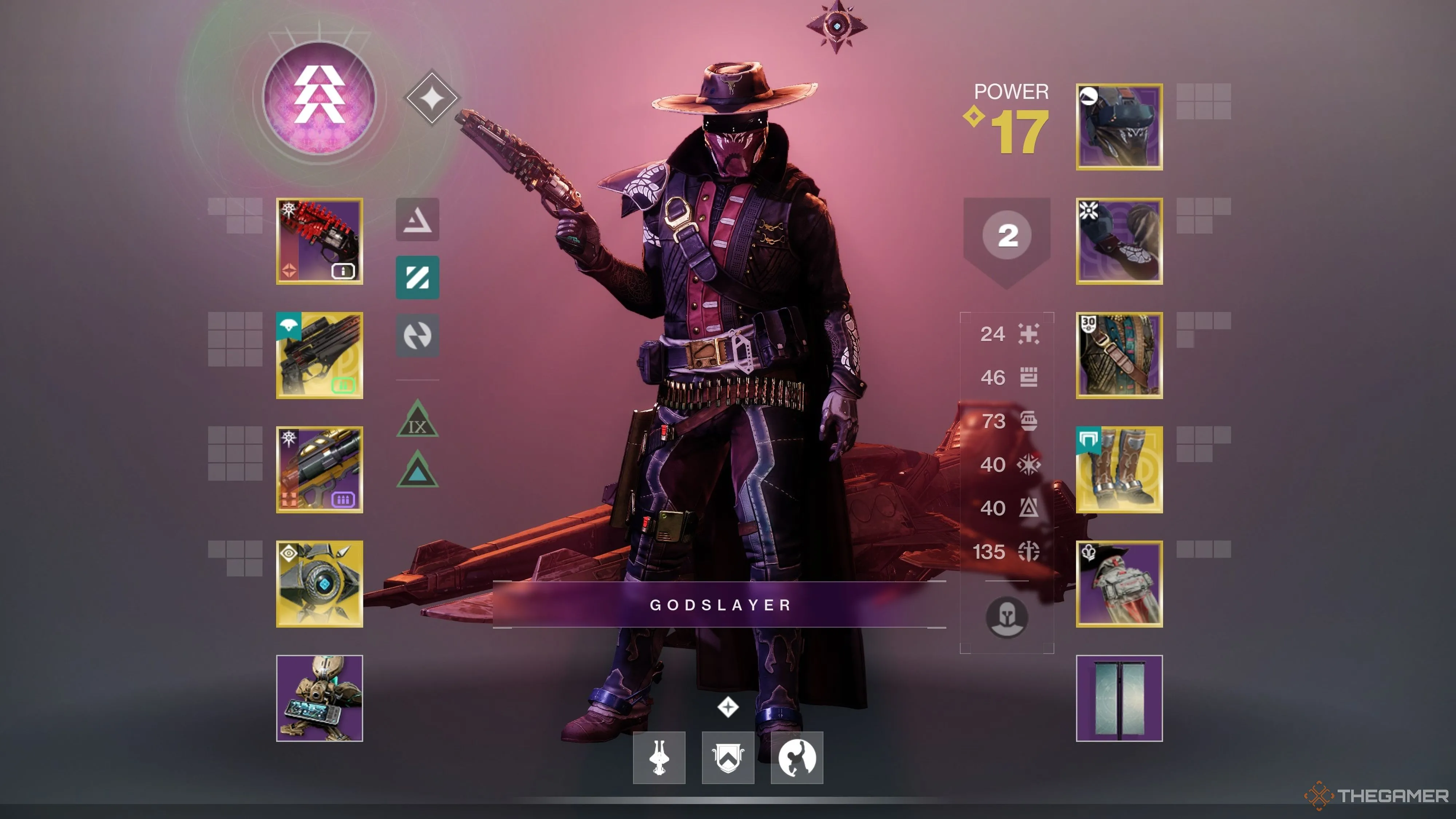 Một Guardian Destiny 2 với Power Level còi, sẵn sàng cày cuốc nâng cấp.