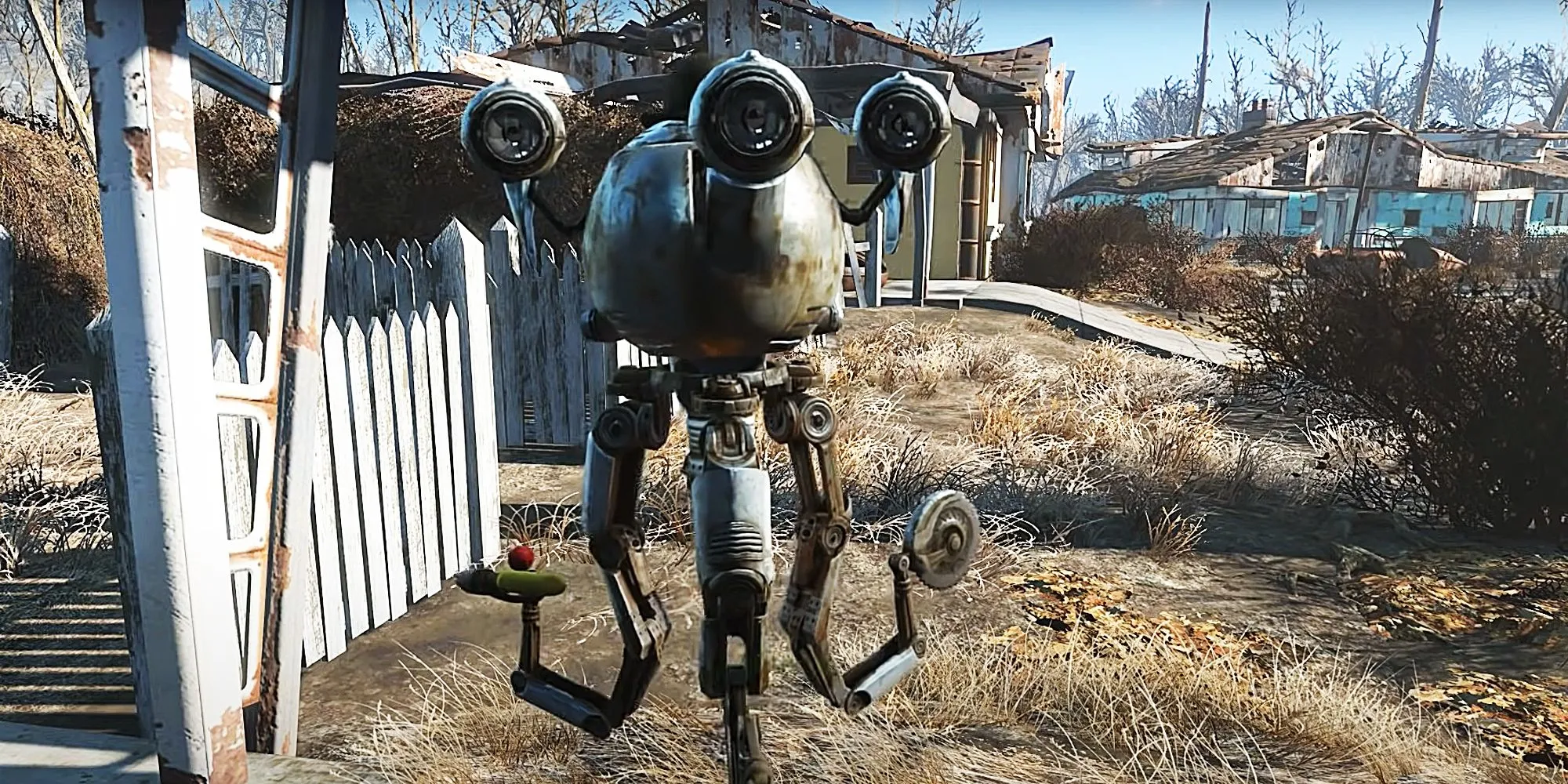 Quản gia robot Codsworth trung thành trong Fallout 4.