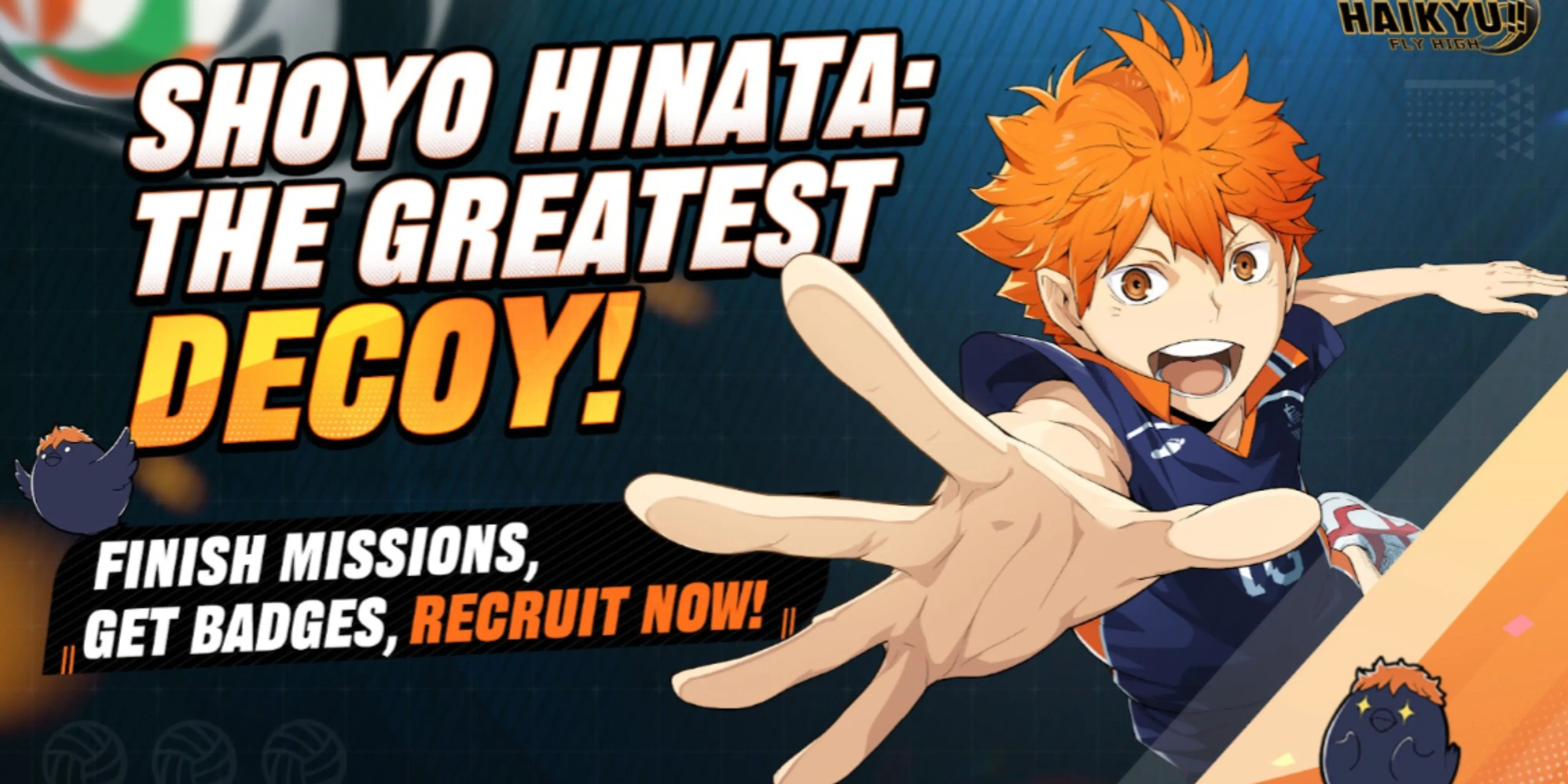 Shoyo Hinata, &quot;tấm bạt lò xo&quot; vĩ đại nhất Haikyuu, tỏa sáng trong các sự kiện đầu game Haikyuu Fly High.
