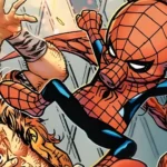 Spider-Ham Peter Porker oai vệ với chiếc búa đồ chơi, đá bay Kraven Thợ Săn trong một pha hành động cực chất. Một minh họa không thể lầy lội hơn từ Jim Cheung và Jay David Ramos.