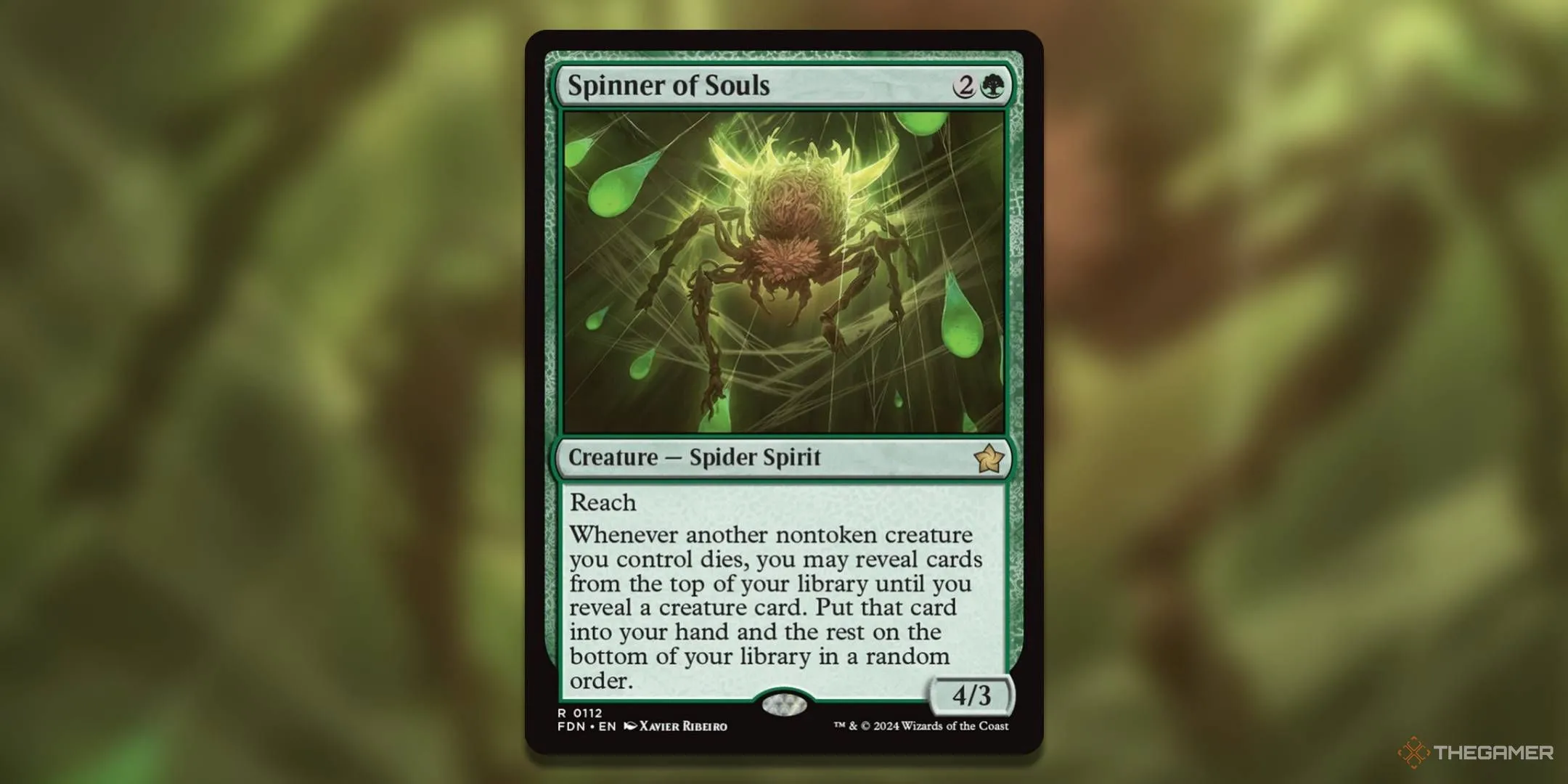 Spinner of Souls, một sinh vật đầy quyền năng trong Magic The Gathering, giúp bạn hồi sinh các sinh vật đã chết, duy trì sức ép và khả năng chống lại boardwipe của đối thủ.