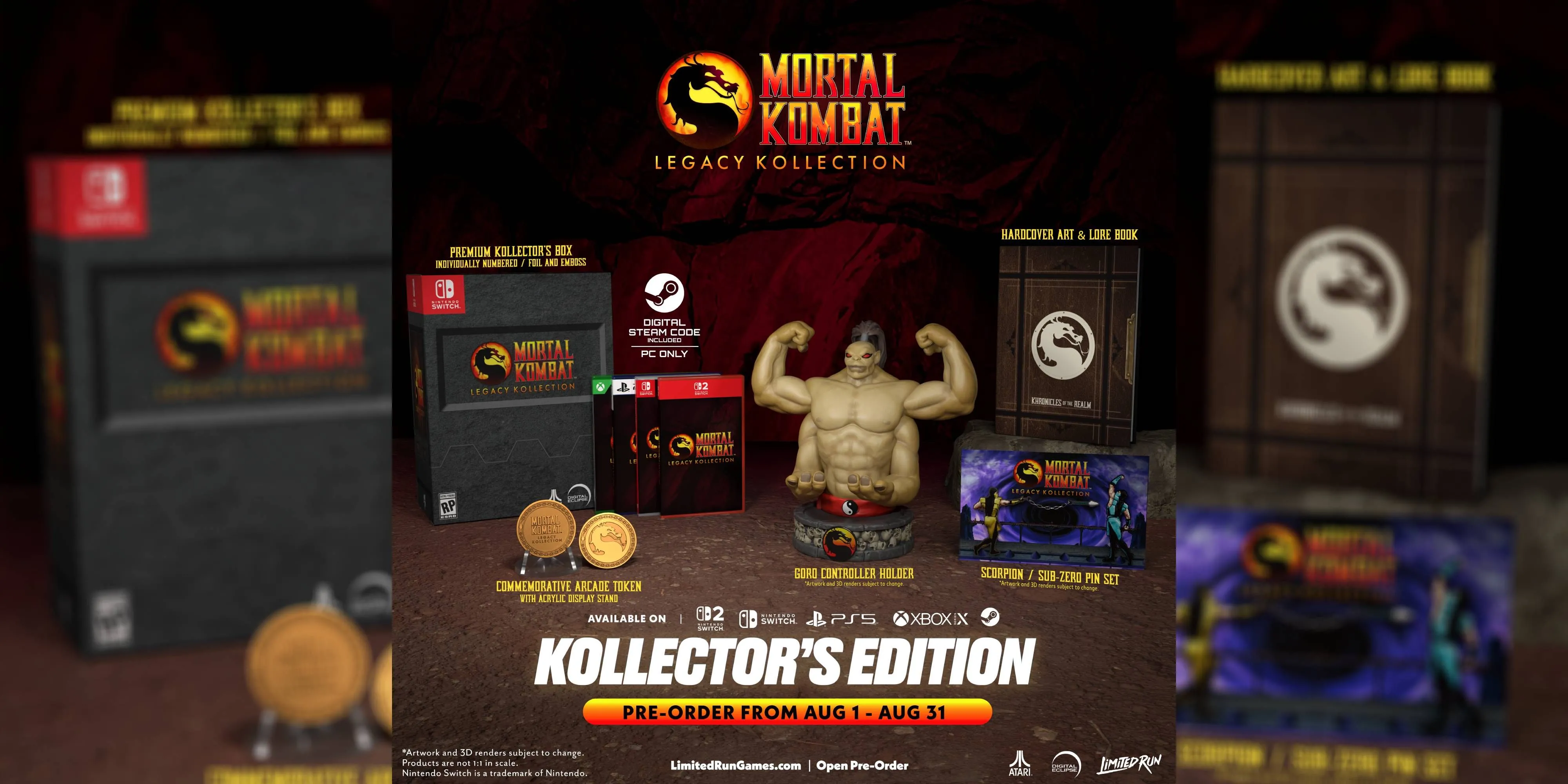 Tượng Goro phiên bản Kollector's Edition của Mortal Kombat Legacy Kollection