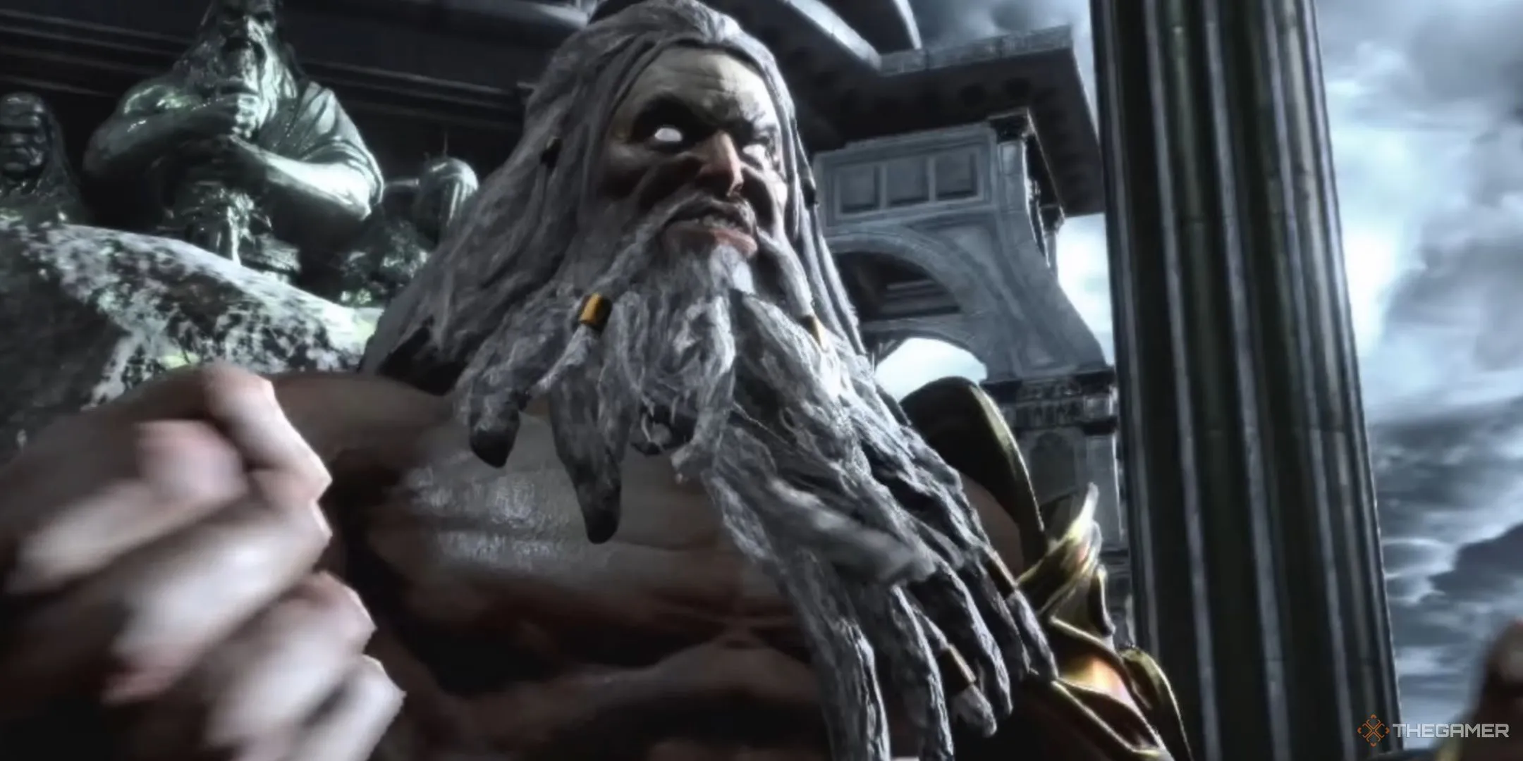 Zeus, Vua của các vị thần Olympus, trong God of War 3